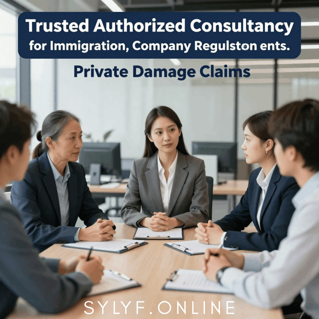 Trusted Authorized Consultancy for Immigration, Company Regulation, and Private Damage Claims